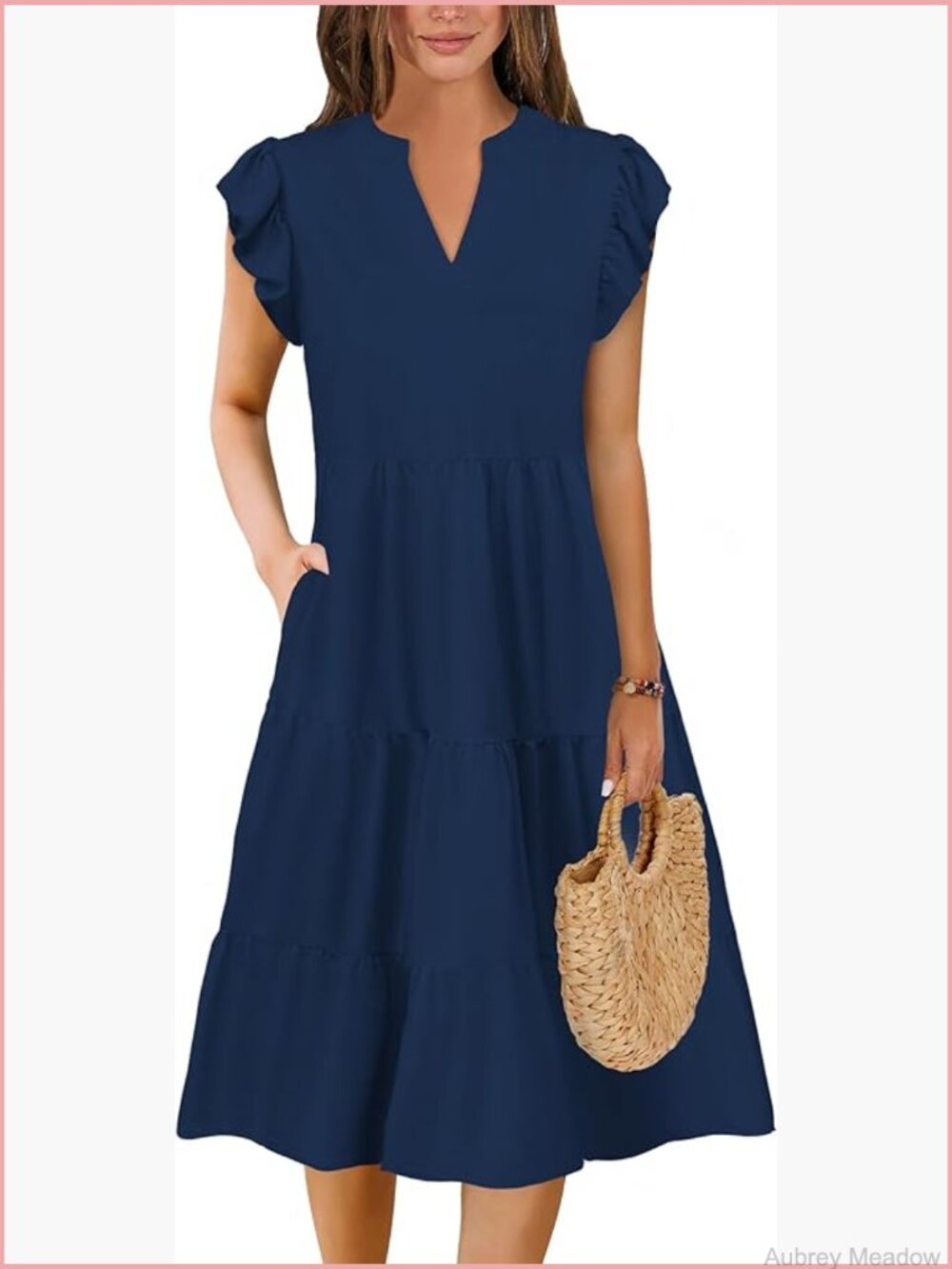 Elegant Classy Casual Plus Size Spring Midi Fashion Dress S-XXL